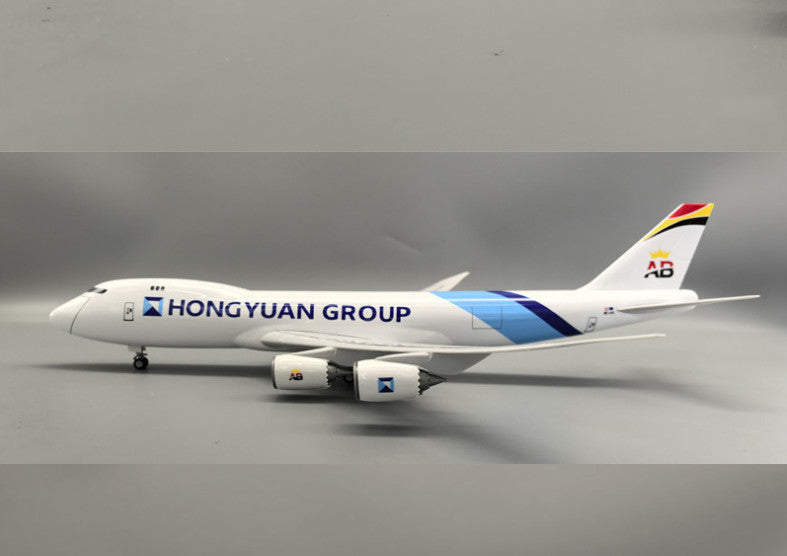 1:160 47CM HONGYUAN GROUP BOEING 747-8 Plane Landing Gear Resin Aircraft Model