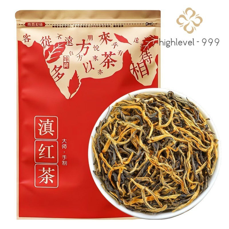 500g Premium Spring Black Tea Yunnan Fengqing Golden Dianhong Tea Ancient Tree