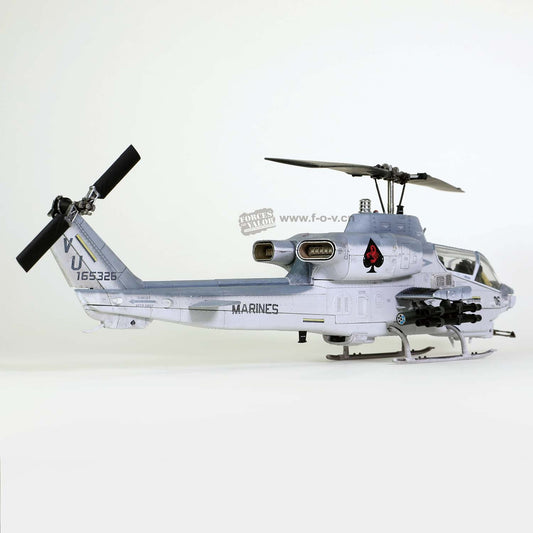 1:48 FOV US Marine AH-1W Light Attack Helicopter Camp Pendleton Diecast Model