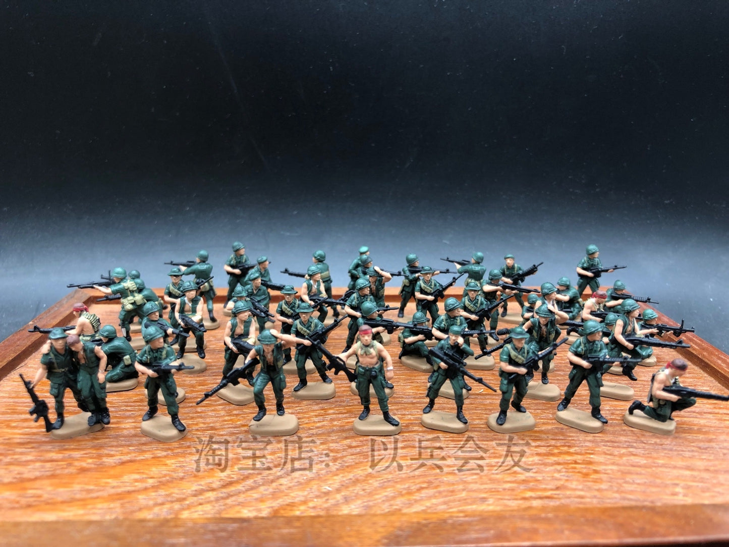 1/72 50Pcs US Special Forces Soldier Model Vietnam War