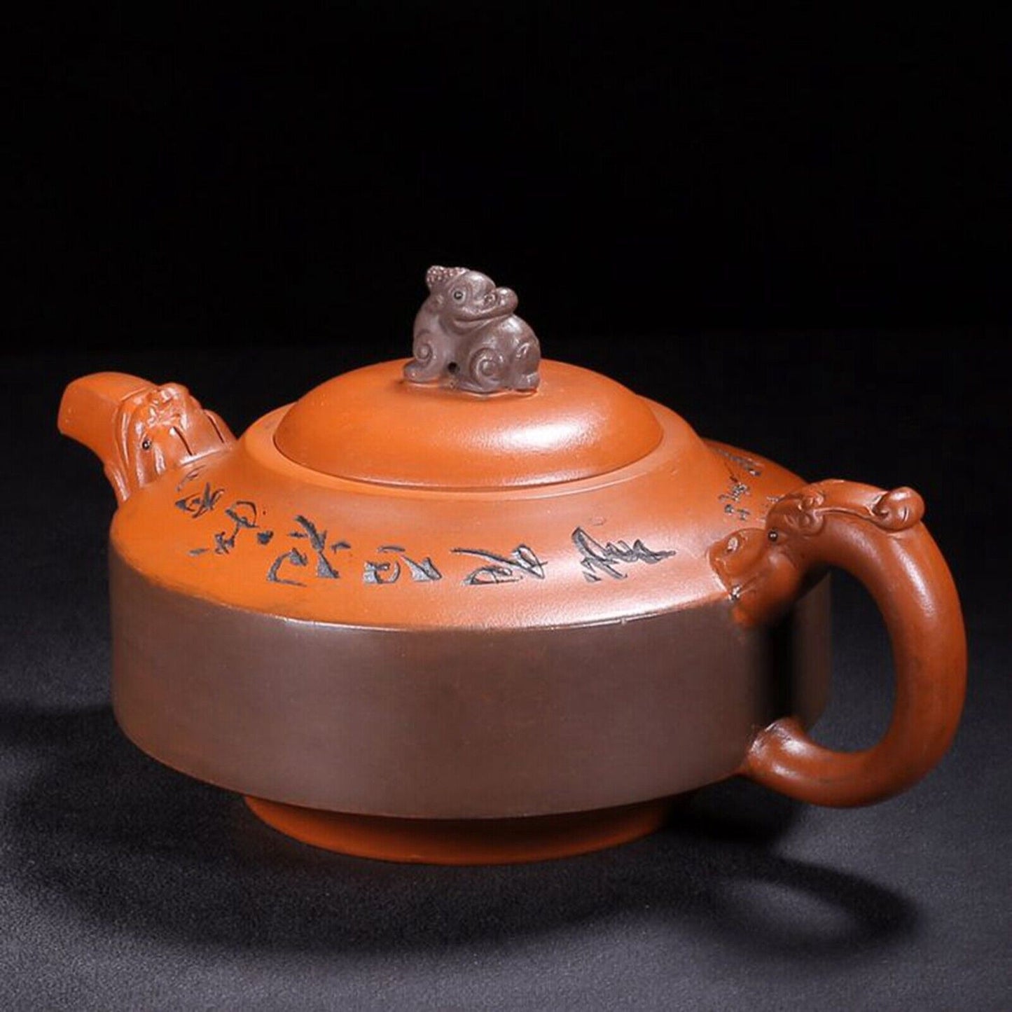Vintage China Yixing Purple Clay Teapot Zisha Ceremony Exquisite Office Teaware