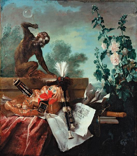 high quality oil painting 100% handpainted on canvas "still life with a monkey "