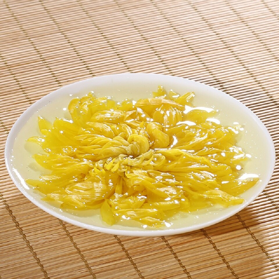 Premium Chrysanthemum Tea Gold Silk Healthy Flower Floral Herbal Tea 100 Pcs