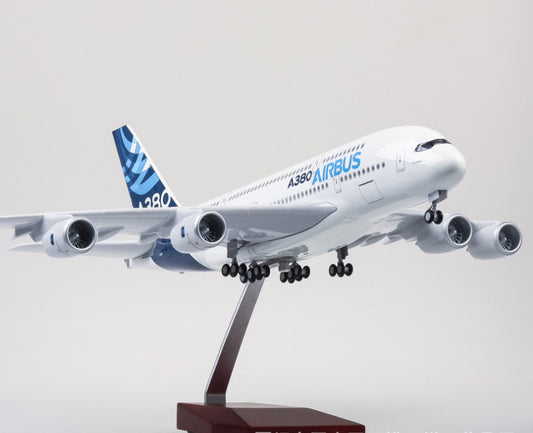 46CM 1:160 AIRBUS A380 Passenger Aeroplane Landing Gear Resin Aircraft Model