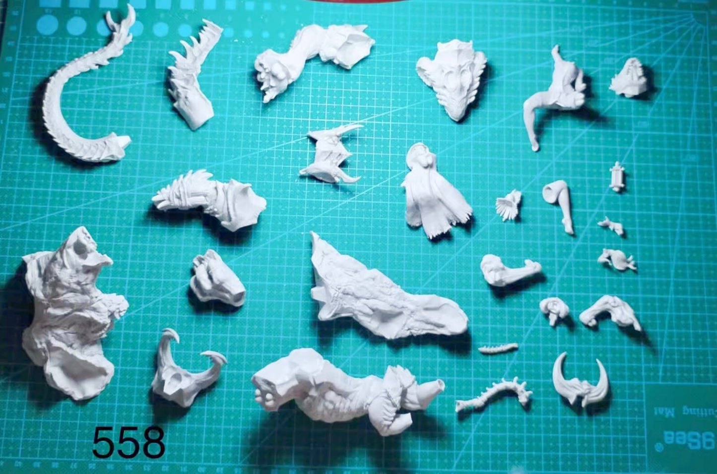 1:24 resin figure model Fantasy Woman Warrior and Mount Unassembled unpainted
