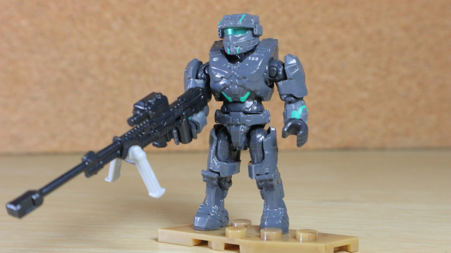 Mega Halo Construx Bloks Fleetcom Warthog UNSC S[artan Kai-125 with Teal