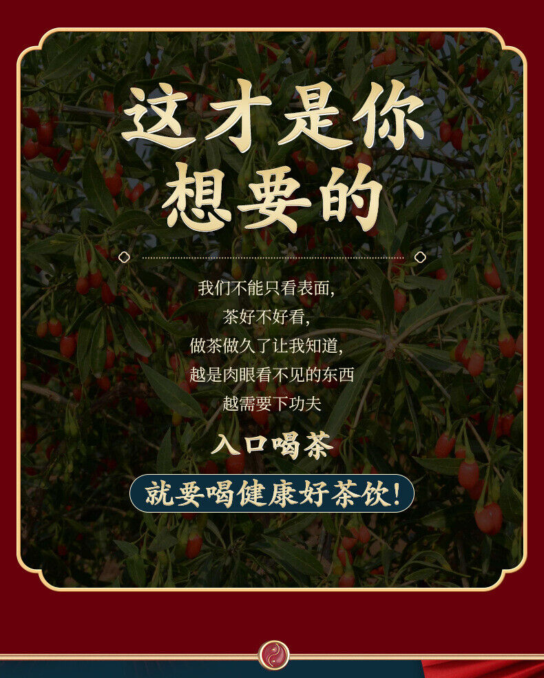 Herbal Tea180g High Quality Wolfberry Ningxia Wolfberry Canned
