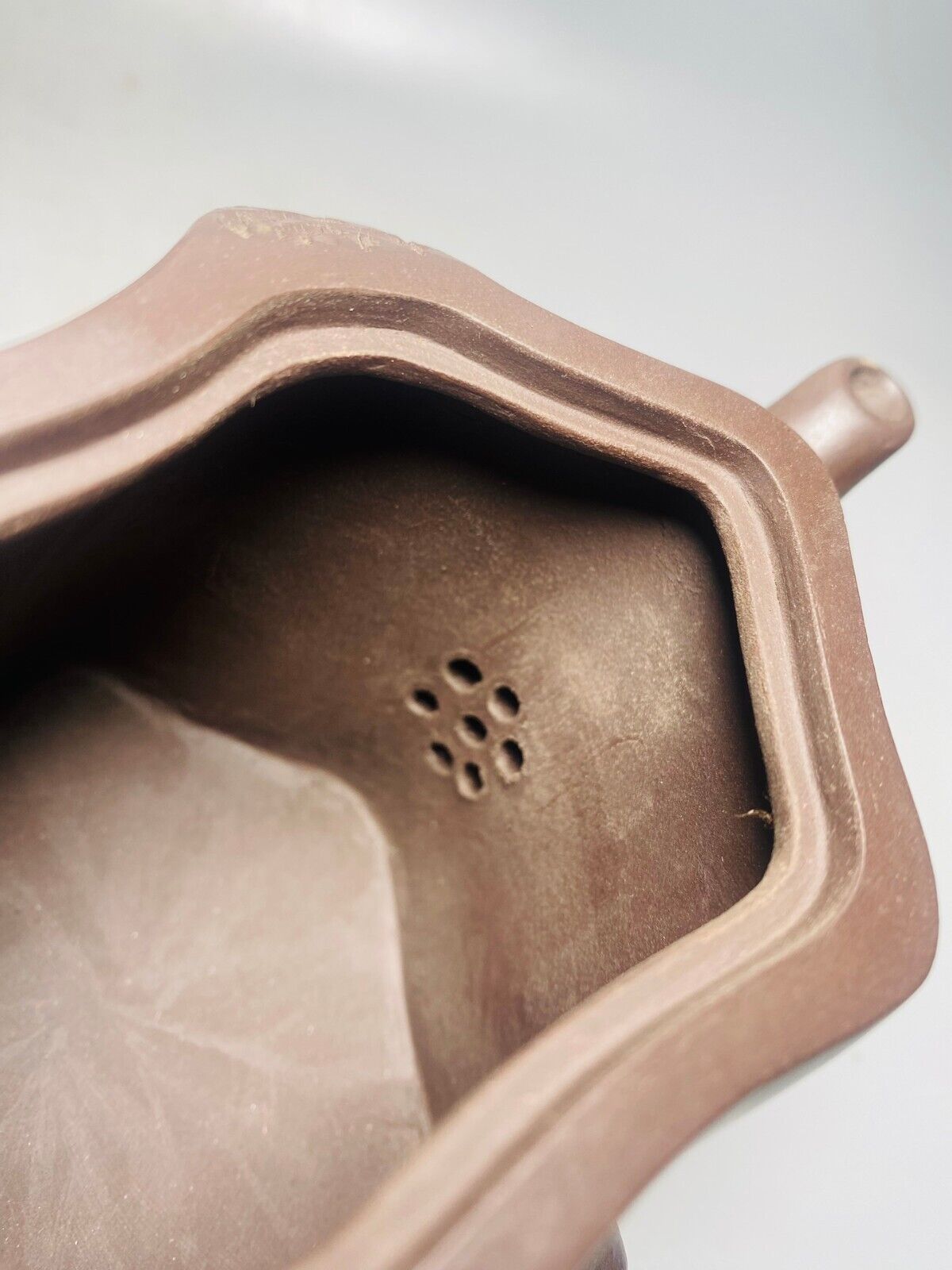 Chinese Yixing Zisha Clay Handmade Exquisite Teapot (梅花树桩 底款:蒋静明)