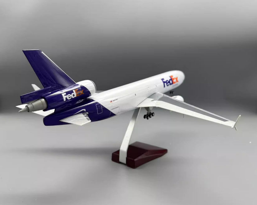 47CM 1:130 FedEx McDonnell Douglas MD-11 Plane Airplane Landing Gear Resin Model