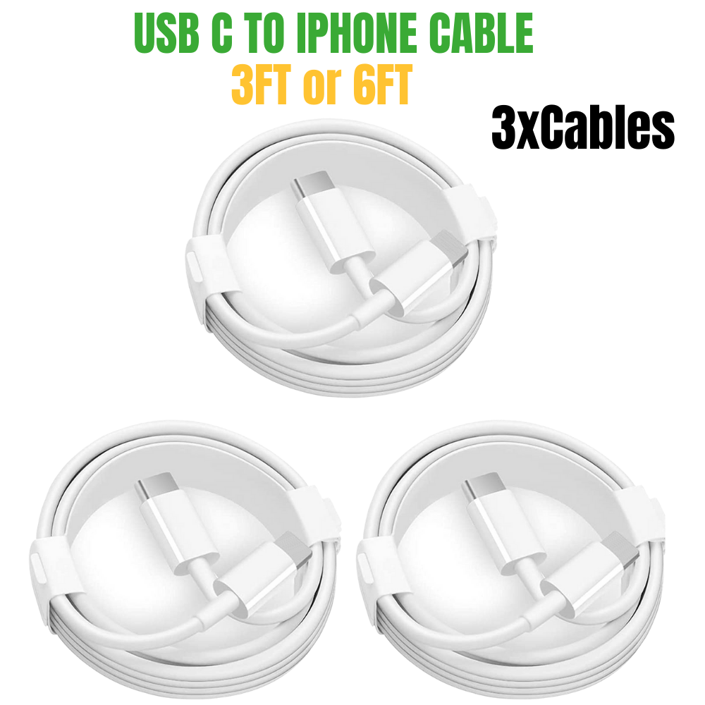 Original USB-C Fast Charger For iPhone 14 13 12 11 Pro Max XS XR 8 Type C Cable