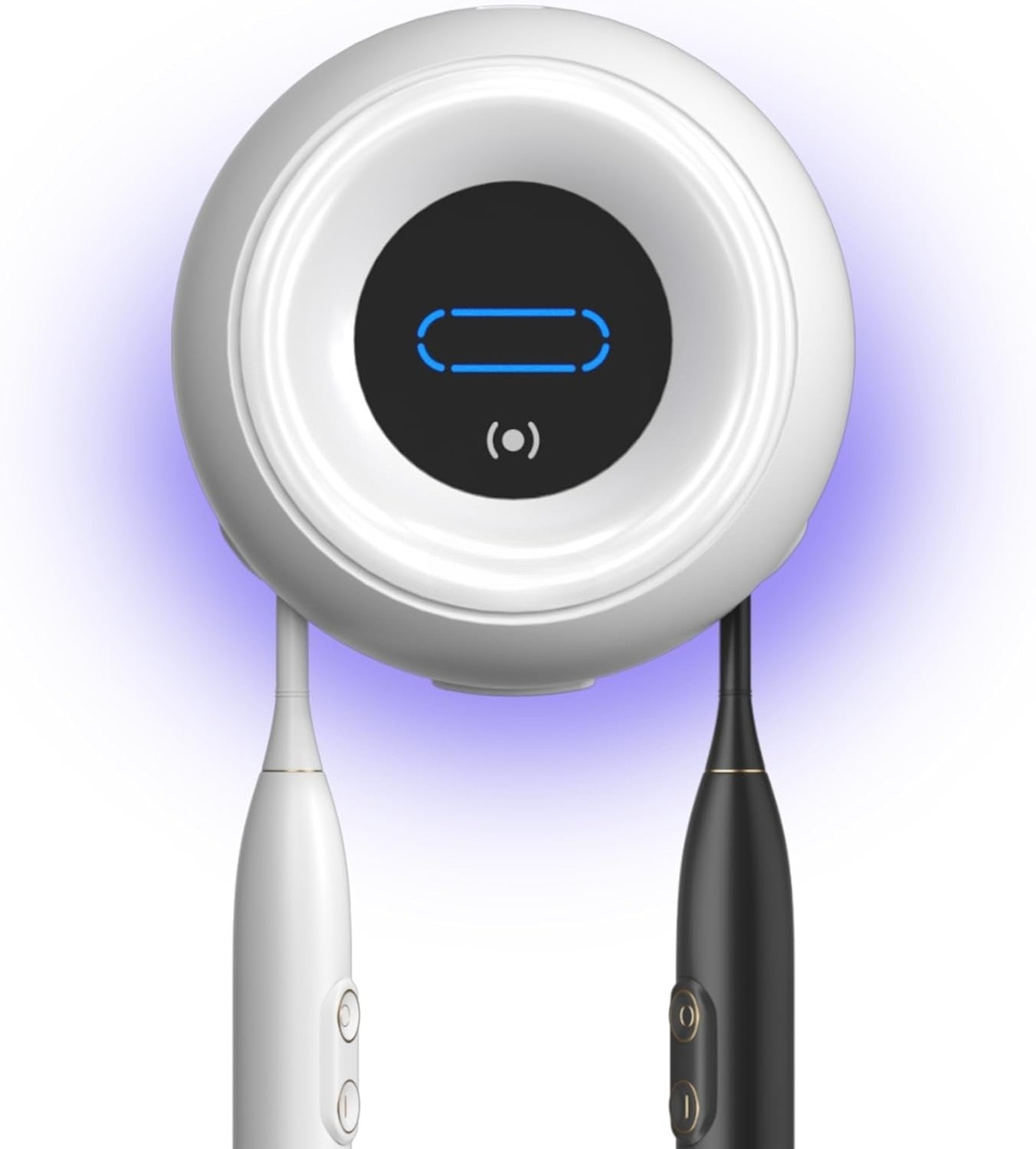 Toothbrush Sanitizer Holder - Smart Toothbrush Holder with Cleaning & Drying