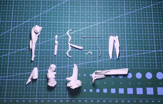 1/24 resin figures model Elf Archer Unassembled Unpainted