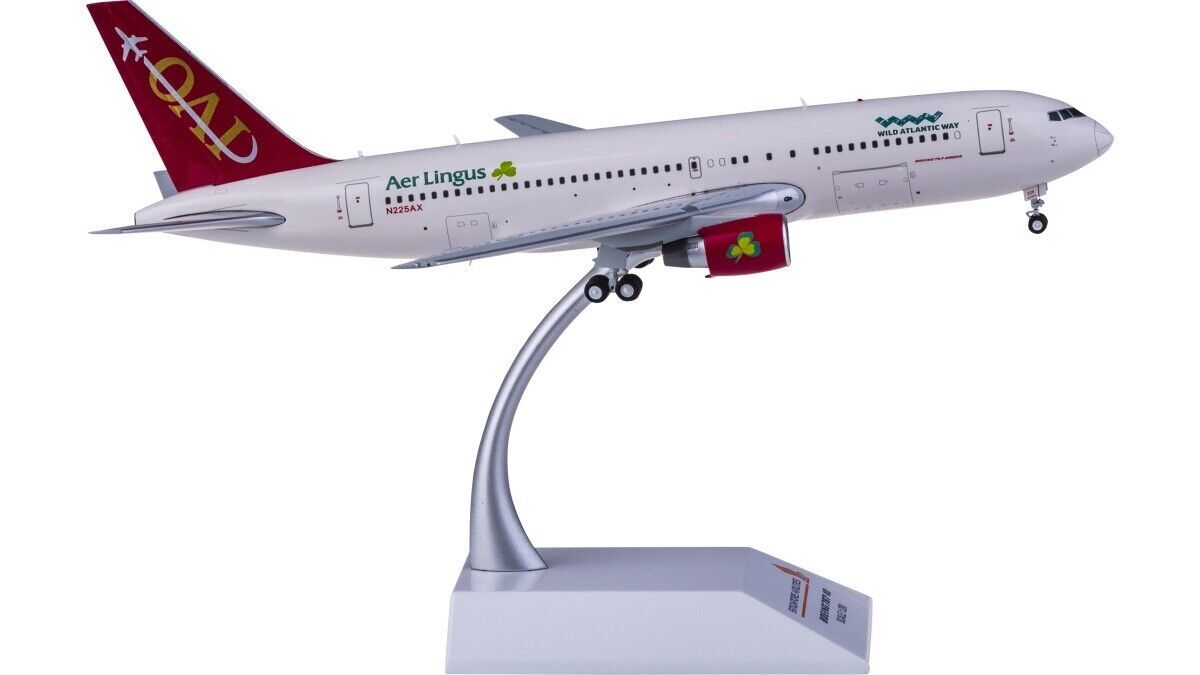 1:200 24CM JC Wings Omni Aer Lingus BOEING 767-200ER Airplane Diecast Model