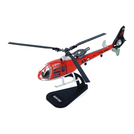1/100 Scale For Aerospatiale SA341/342 Gazelle Helicopter Finished Model Gift
