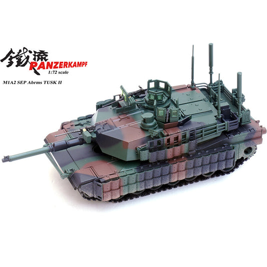 PANZERKAMPF1/72 US M1A2 SEP TUSKII M1 Main Battle Tank Model NATO Tri Color