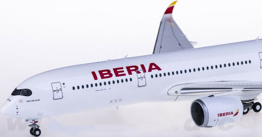 1:200 34CM Herpa IBERIA AIRBUS A350-900 Passenger Airplane ABS Plastic Model