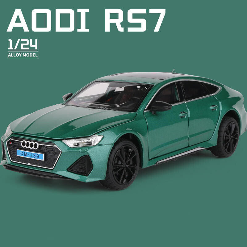1:24 Scale AUDI RS7 Coupe Diecast Model Car Alloy Vehicle Toy Collection Gift