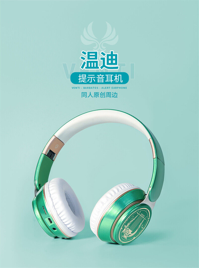 Genshin Impact Barbatos Cosplay Game Tws Headset Wireless Bluetooth Earphone New