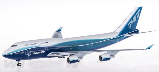1:200 35CM Hogan BOEING 747-400 Passenger Airplane ABS Plastic Aircraft Model