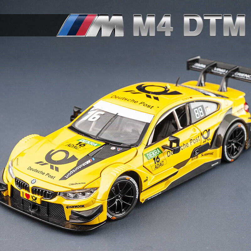 1:24 BMW M4 GT3 Diecast Model Car Track Racing Toy Vehicle Sound Light Kids Gift