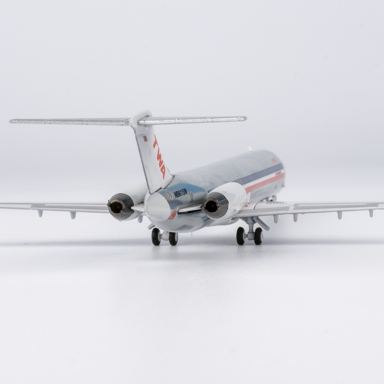 1:400 NG Models TWA McDonnell Douglas MD-80 Airplane Diecast Aircraft Model