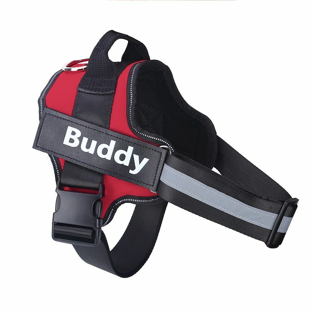 Personalized Dog Harness No Pull Reflective Breathable Adjustable Pet Small Vest