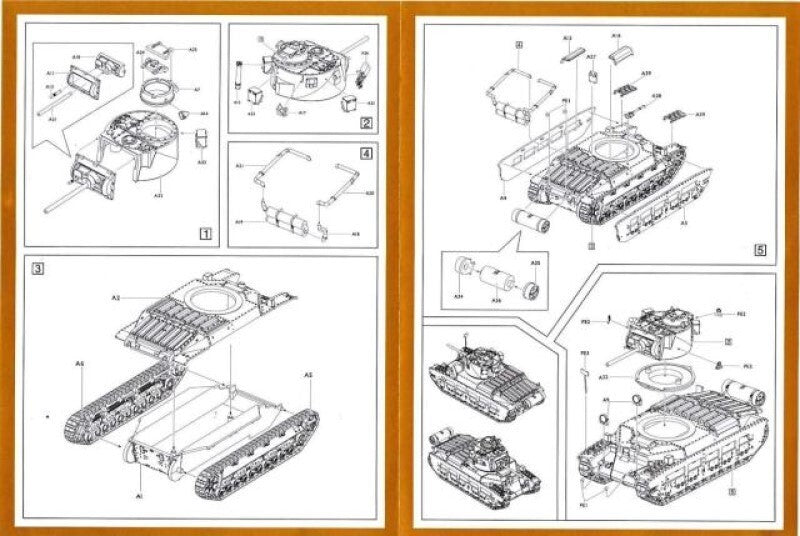 S-Model PS720057 1/72 Infantry Tank Matilda II CS 1+1 Plastic Model Kit