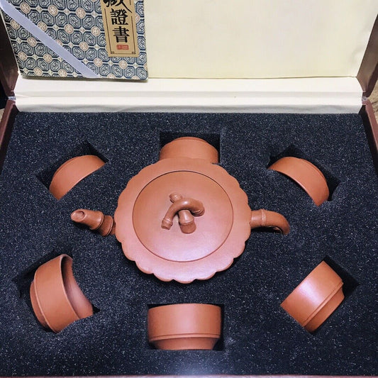 Chinese Yixing Zisha Clay Handmade Exquisite Teapot(一捆竹 底款:朱可心)