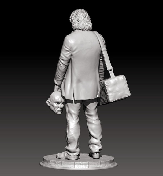 1/24 resin figure model kit H/75mm Movie character clown Unassembled 3D printing