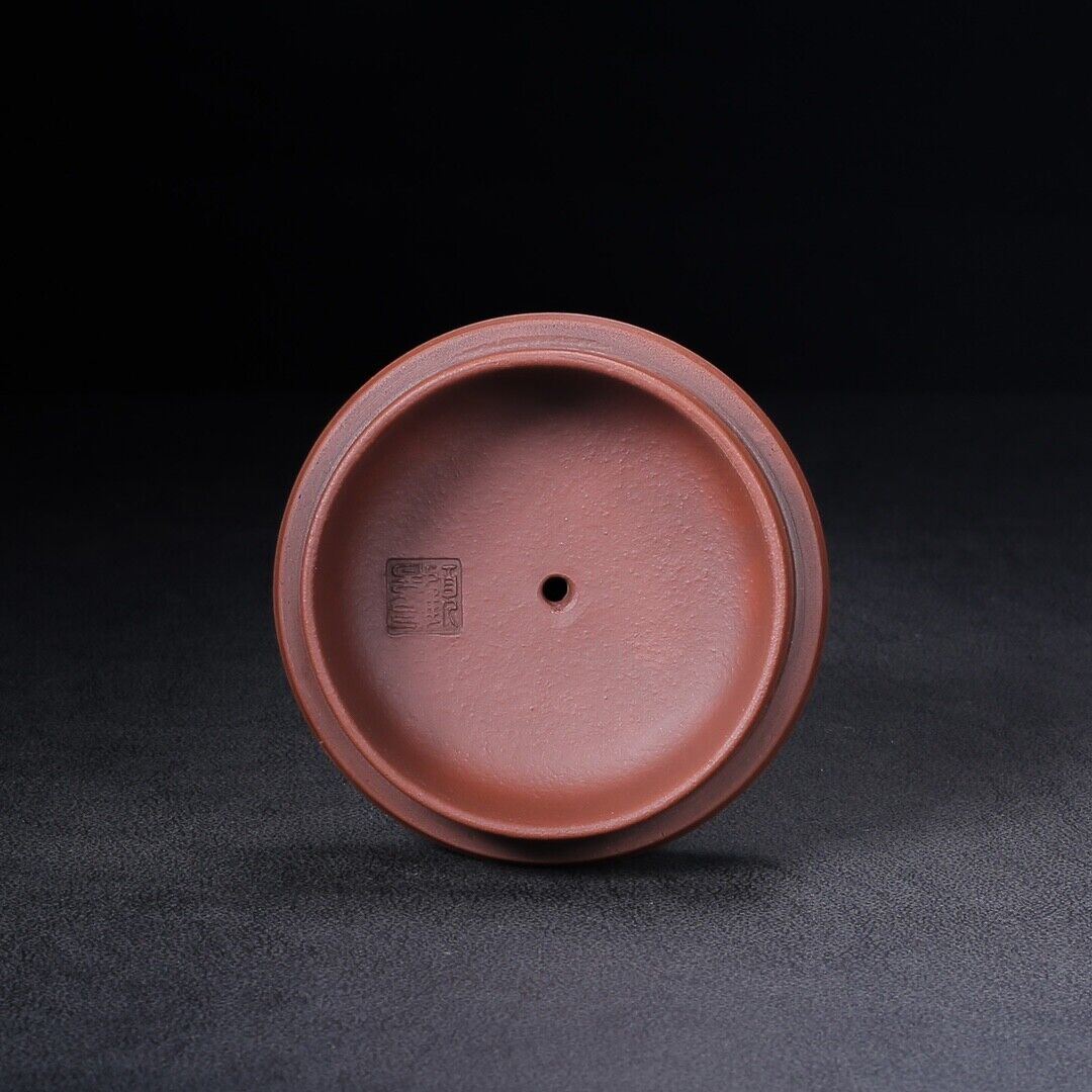 Chinese Yixing Zisha Clay Handmade Exquisite Teapot (井栏 底款:景舟制壶)