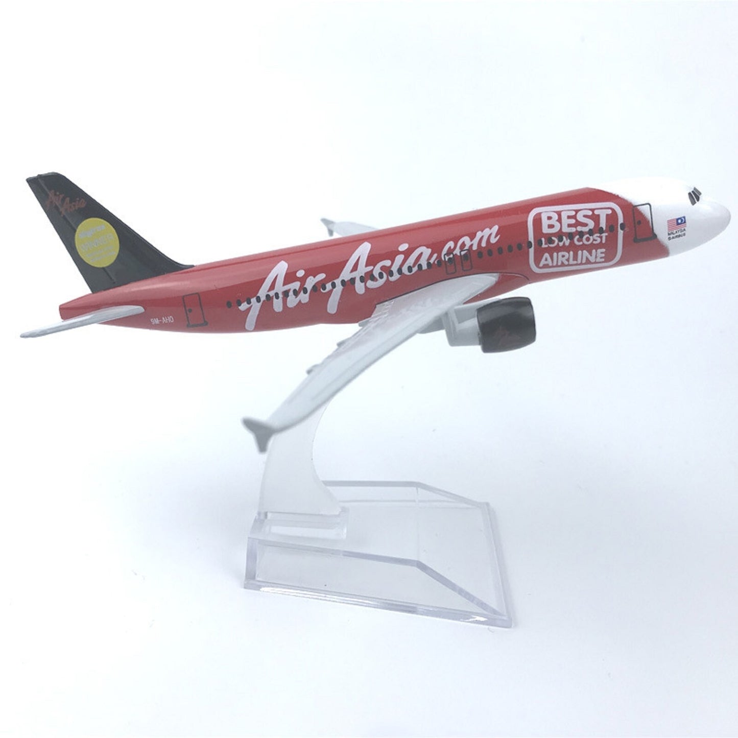 1:400 15cm Aircraft Asia 2007 A320 Best Alloy Plane Model Airplane Ornaments