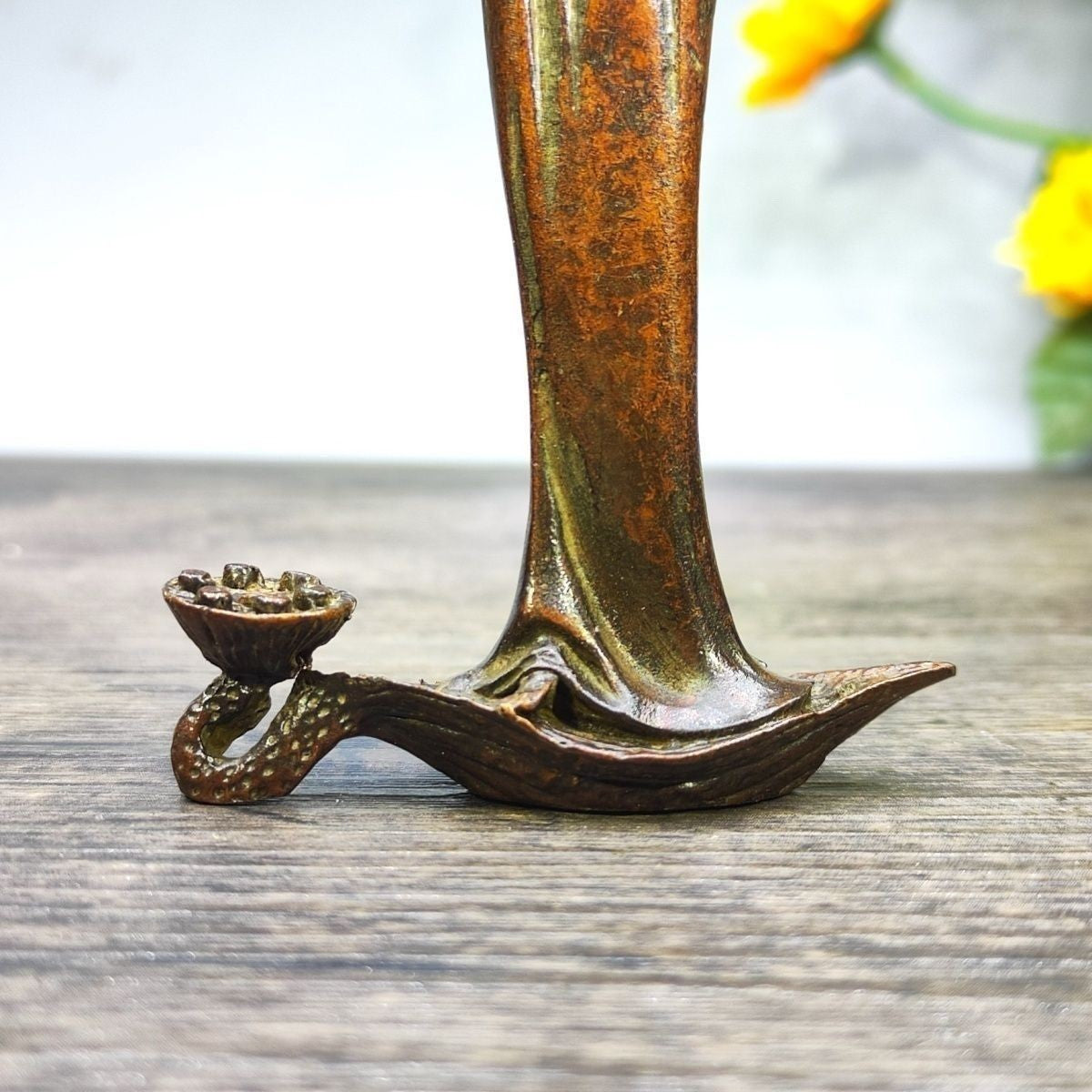 Guanyin Incense Holder Buddha Statue Zen Tea Table Decor Craft Ornament