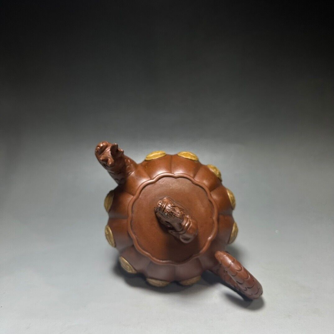 Chinese Yixing Zisha Clay Handmade Exquisite Teapot(生肖龙舟壶 底款:蒋蓉)