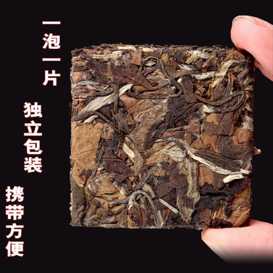 10pcs Fuding White Tea 2016 Shoumei Old White Tea Cake Small Square Tea Cake