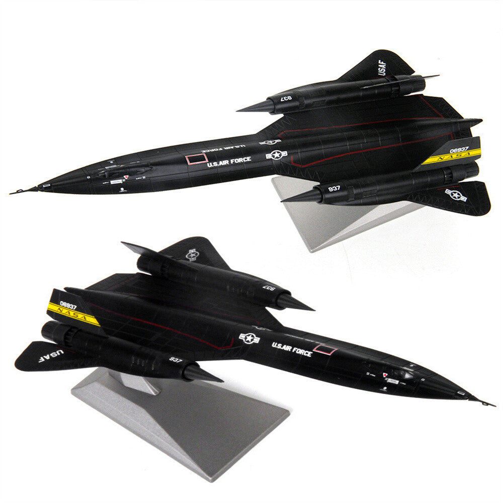 1:144 SR-71 Aircraft Alloy Fighter Airplane Model Simulation Ornaments Display