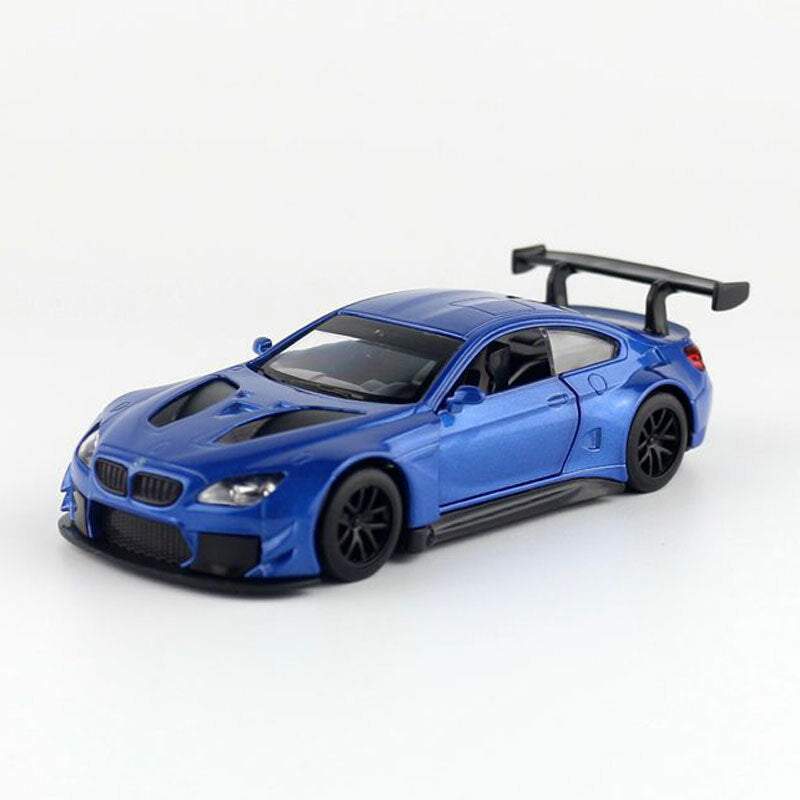 1:44 BMW M6 GT3 Racing Car Diecast Model Car Toy Vehicle for Boys Kids Gifts