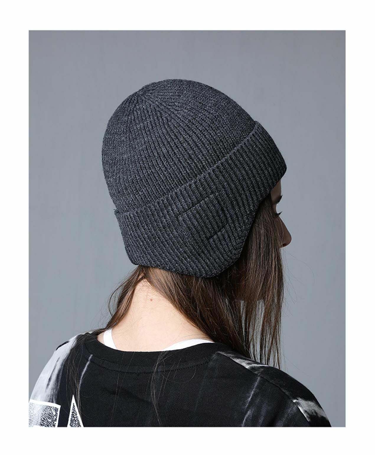 Bluetooth 5.0 Earphone Beanie Thermal Knitted Hat Ear Cover Wireless Headphone