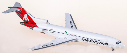 1:200 JC Wings Mexicana Boeing 727-200 Passenger Airplane Diecast Plane Model