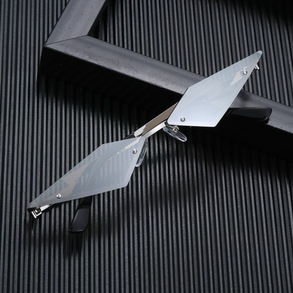 Sunglasses Diamond Shape Retro Sun Glasses UV400 Trendy Narrow Frame Streetwear