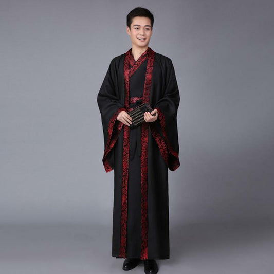 Chinese Ancient Costume Tang Suit Men Hanfu Dress Dynasty Cosplay Party Outfits