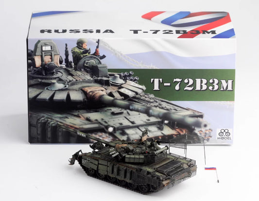 1:72 88MODEL T-72B3M Main Tank Army Military Vehicle Resin Metal Armor Model