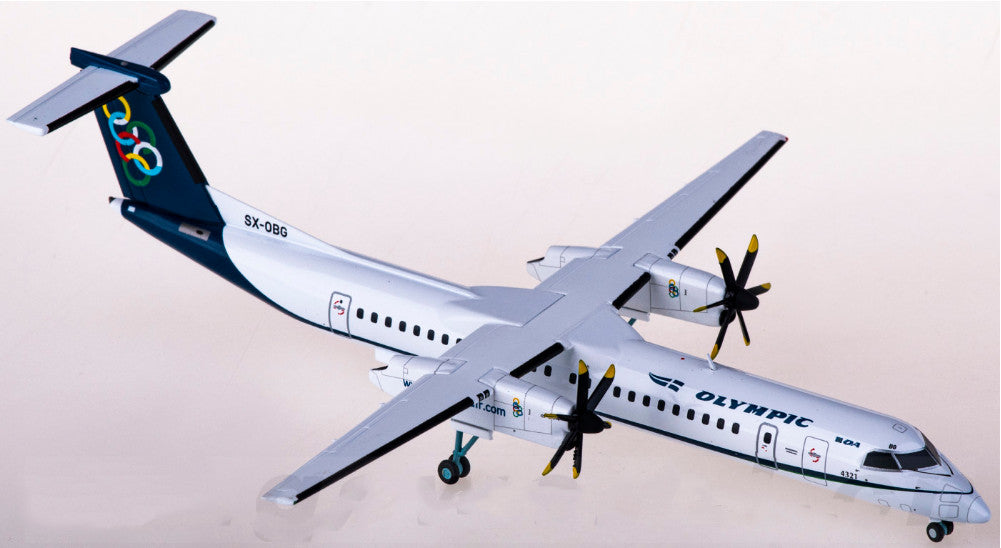 1:200 Herpa OLYMPIC Bombardier Dash 8 Passenger Aircraft Diecast Airplane Model