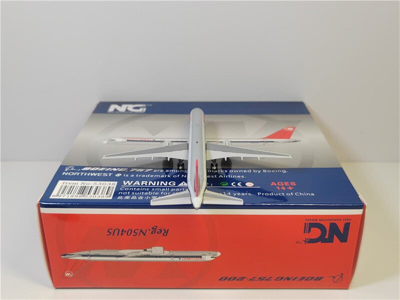 NG Models NORTHWEST FOR BOEING B757-200 N504US 1:400 Aircraft Pre-built Model