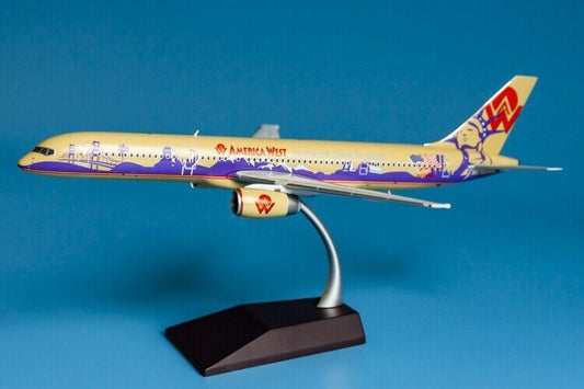 1:200 GeminiJets American West BOEING 757-200 Passenger Airplane Diecast Model