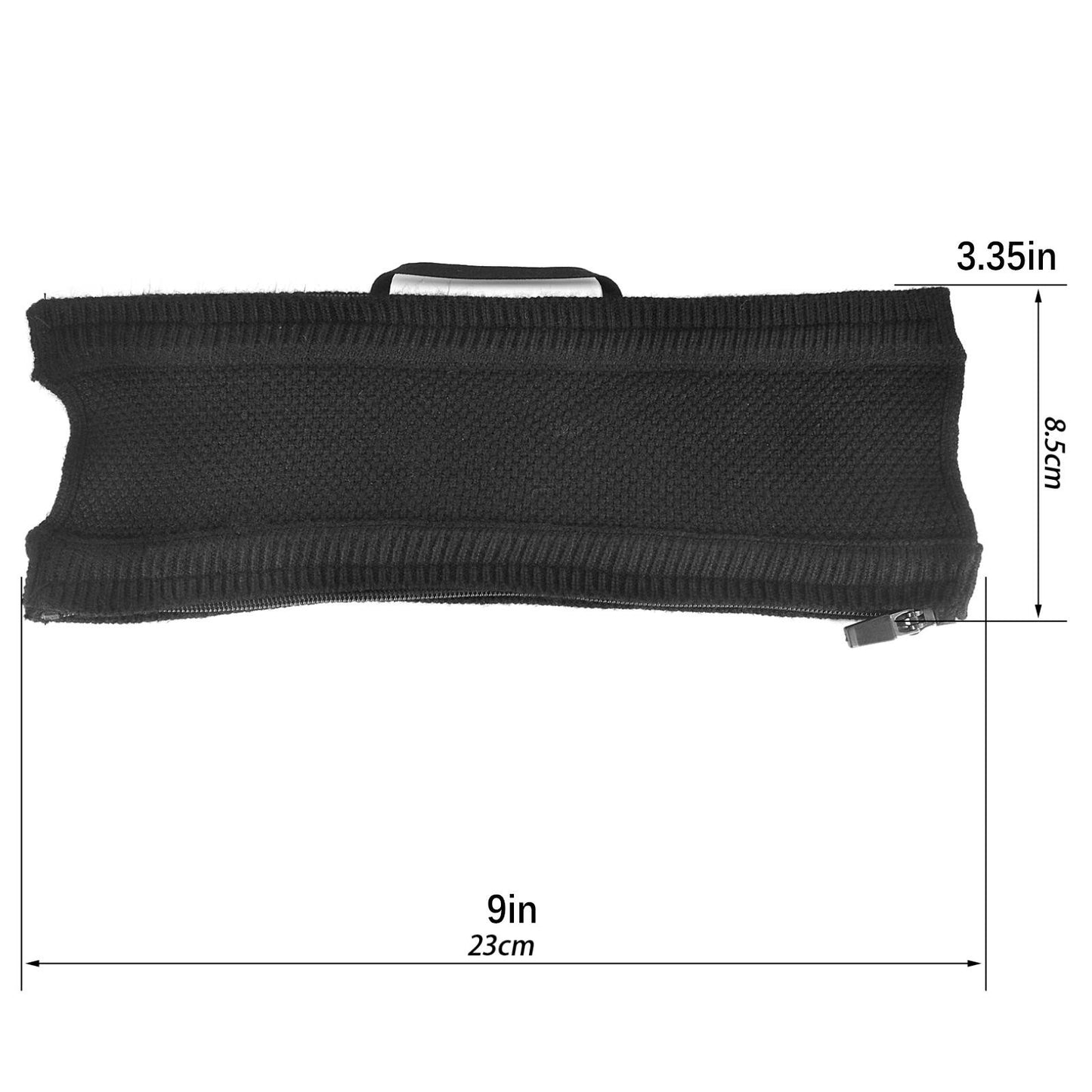 Black Universal Knitted Headaband Sleeve Pad Cushion Cover Headset Replacement k
