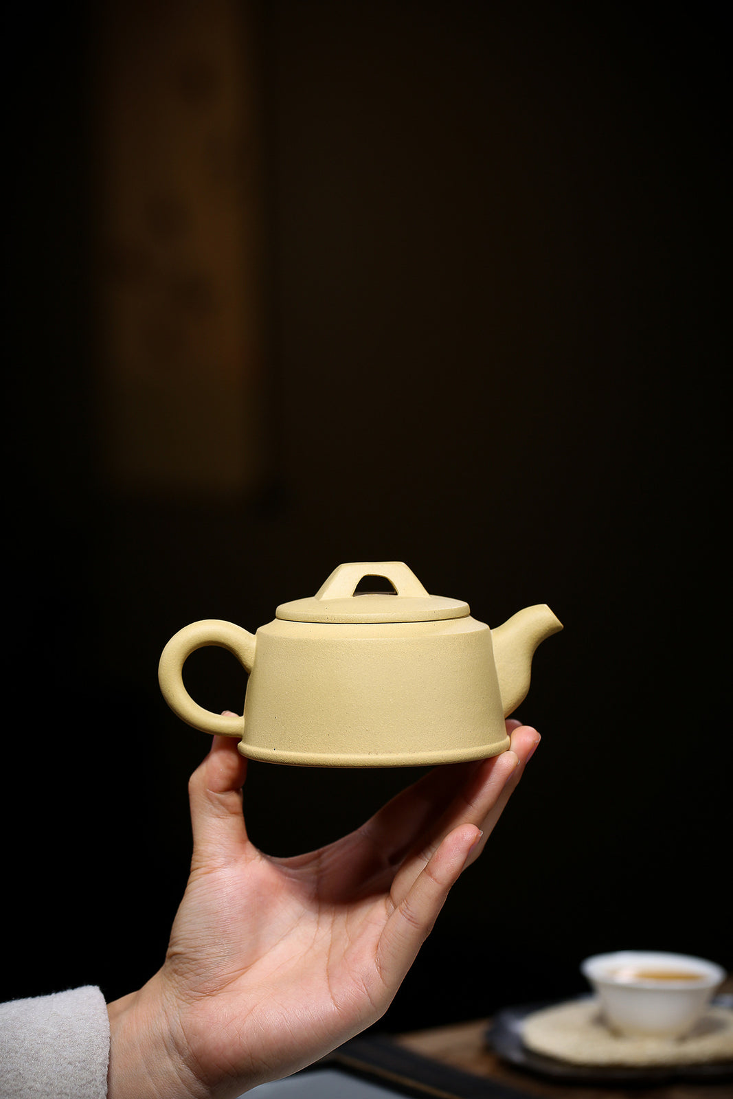 Collect Chinese Yixing Zisha Pottery Duan Clay 200ML 10 Hole Prune TreeTeapot
