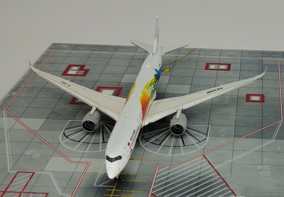 1:400 JC Wings AIR CHINA EXPO 2019 AIRBUS A350-900 Plane Flap Down Diecast Model