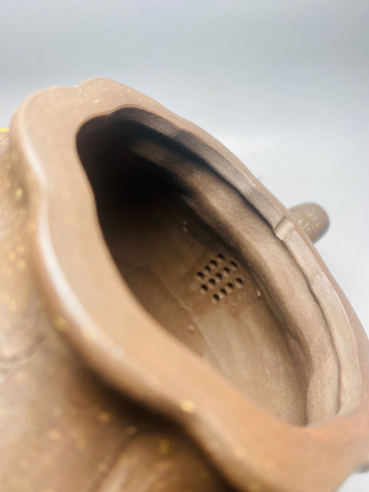 Chinese Yixing Zisha Clay Handmade Exquisite Teapot(长眉大仙寿桃壶 底款:汪寅仙)