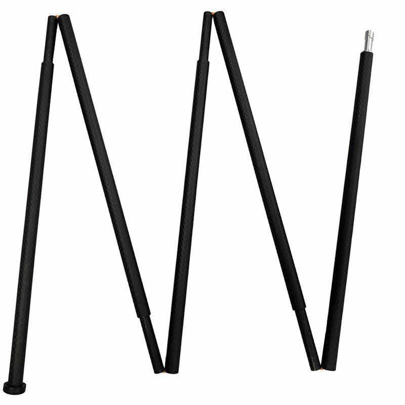 Tent Support Rod Pole Ultralight Lightweight Carbon Fiber Sturdy Stiff 125-28 CM