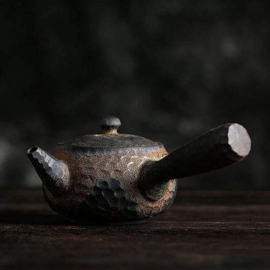 Handmade Teapot Ceramic Retro Tea Heater Candle Stand Tea Stove Kung Fu Teapot